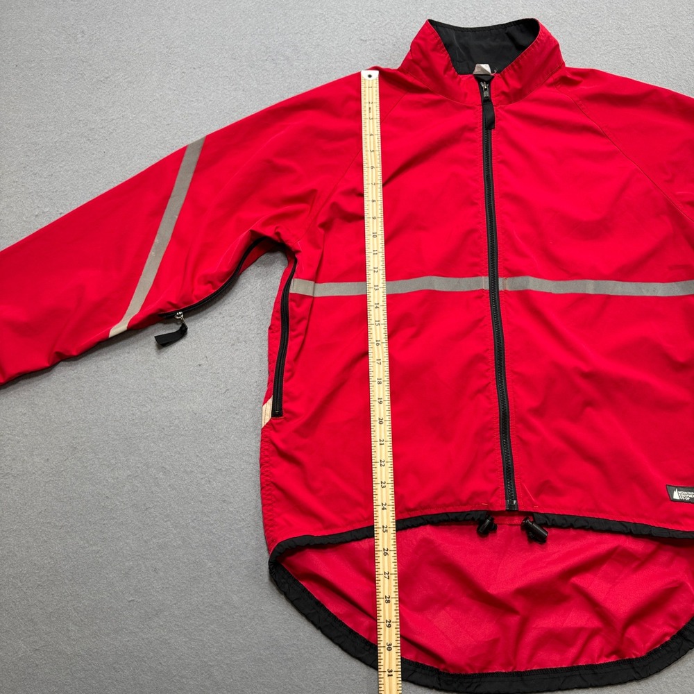 Mountain Equipment Cycling Jacket Men's Large Red Reflective Windbreaker Canada - Picture 3 of 6